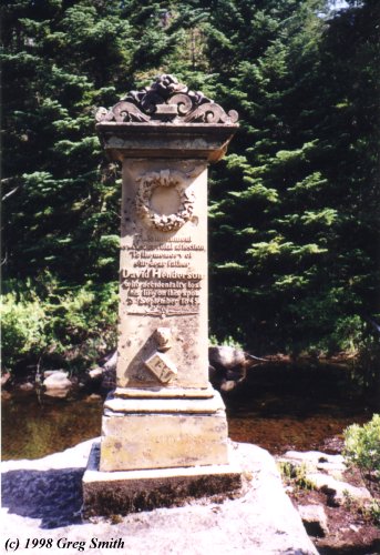 Monument to David 
Henderson